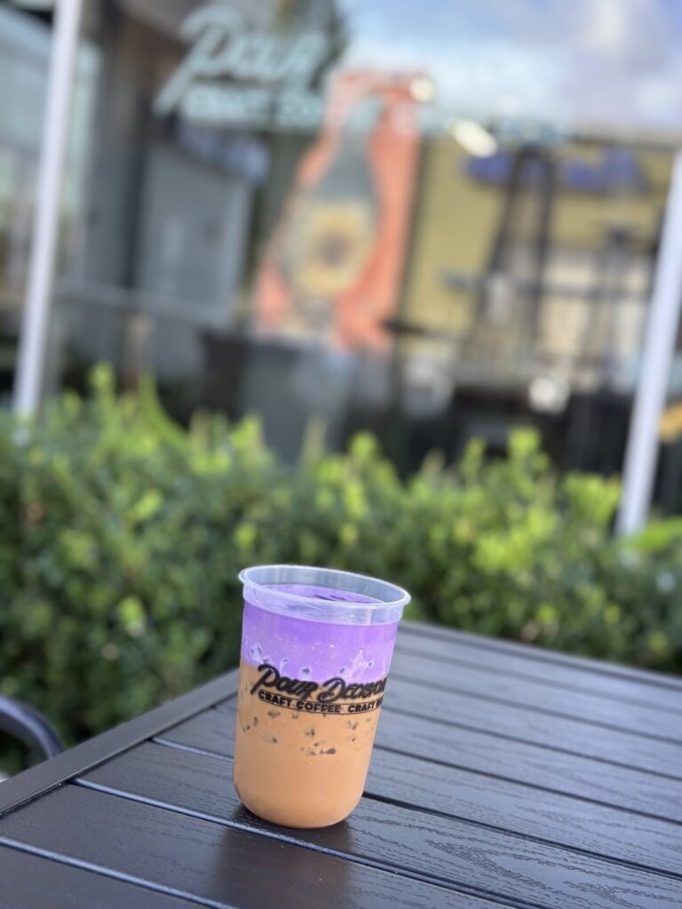 Ube Coffee at Pour Decisions in South San Jose